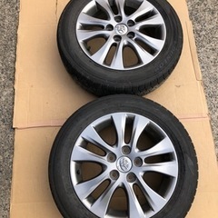 【値下げ】トヨタ　70ヴォクシー　純正ホイール2本　スタッドレス付き