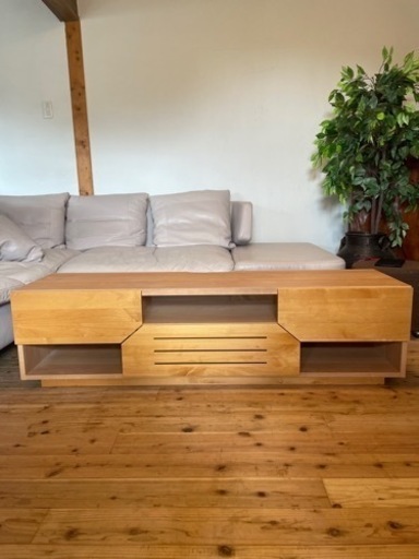 堀田木工所 モノ 150アルダー無垢材ローボード テレビボードjtse