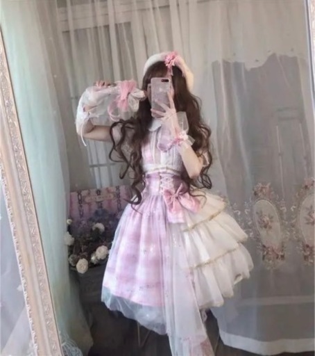 新品Mサイズ　桜ノ恋アイドル系ロリータ ワンピース