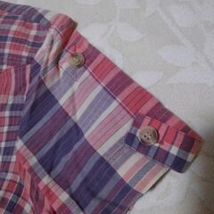 A.P.C. MADRAS 半袖チェックワンピース サイズXSの画像
