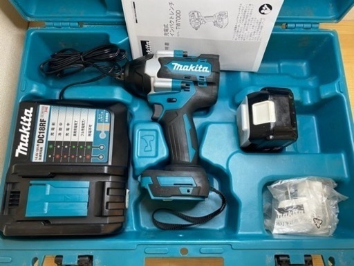 中古 マキタ　TW700D 18V 充電式インパクトレンチ　セット
