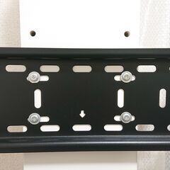 テレビスタンド esupply EEX-TVS008（壁寄せ・自立・ロータイプ・高さ調整・汎用・ホワイト・32・37・40・42・43・47・50・52・55型対応）の画像
