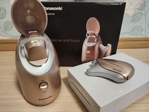 Panasonicスチーマー\u0026温感かっさ(ゴールド)