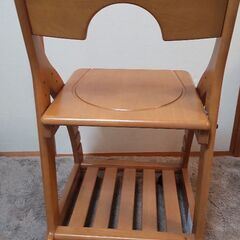 こども用学習イス　座高4段階　タイヤ付の画像