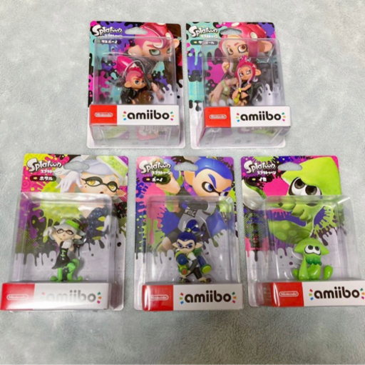スプラトゥーン amiibo アミーボ タコボーイ タコガール ホタル ボーイ イカ