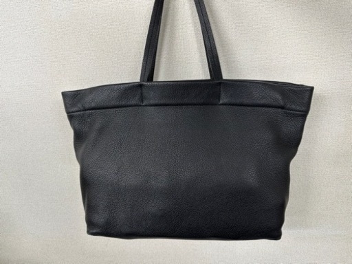 ※3/9昼までの出品 プラダ メンズ トートバッグ ブラック ポーチ付 レザー 大容量