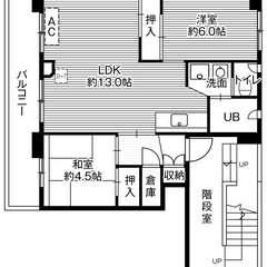 ◆敷金・礼金が無料！◆ビレッジハウス大町2号棟 (206号室)