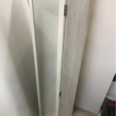 【至急】ミラー付き 収納棚 ストッカー ドレッサー キャビネット...