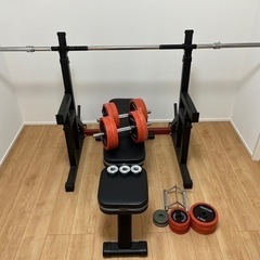 大幅値下げ！ベンチプレス　スクワット　トレーニングセット