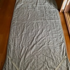西川 Afit ライトグレー シングベット パッドシート の画像