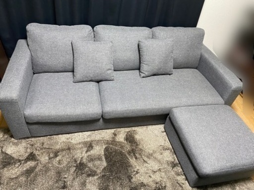 ほぼ新品！最終値下げ✨3人掛けソファ