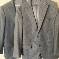 秋冬 カシミヤ混ウール メンズジャケット M2点