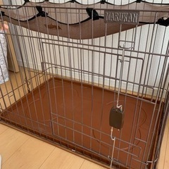 近々処分なのでお早めに　あげます☆ 犬用ゲージ　トイレ　ベッドの画像