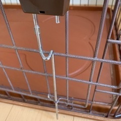 近々処分なのでお早めに　あげます☆ 犬用ゲージ　トイレ　ベッドの画像