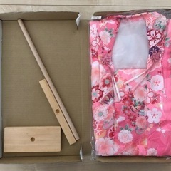 ＊決まりました＊ ひな祭り 初節句 お祝い着  被布 ピンクの画像