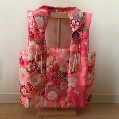 ＊決まりました＊ ひな祭り 初節句 お祝い着  被布 ピンク
