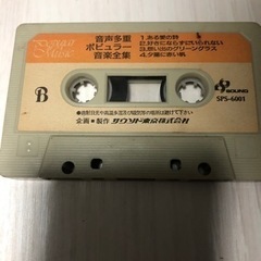 約40年前のカセットテープの画像