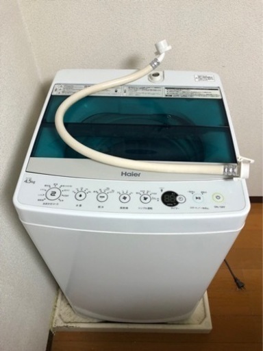 最終値下げ！Haier4.5kg洗濯機。美品