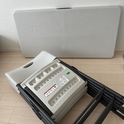 売れましたダイニングテーブル椅子4脚セット折畳