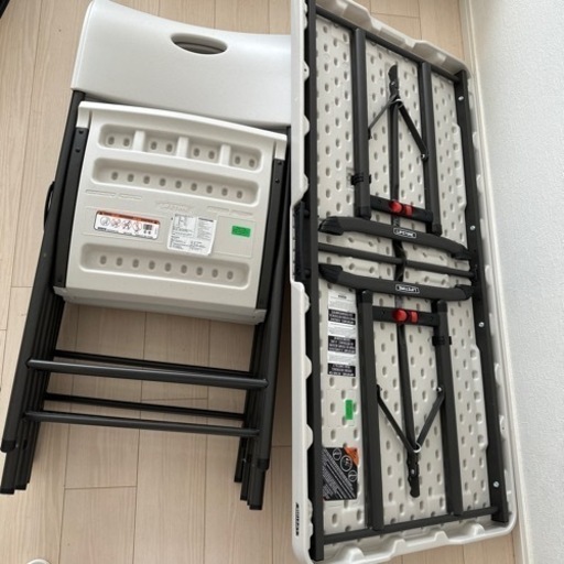 売れましたダイニングテーブル椅子4脚セット折畳