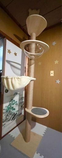 RAKU 木登りタワー　キャットタワー