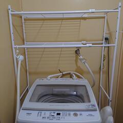 ※決定しました！ 洗濯機上 ラック 棚 白