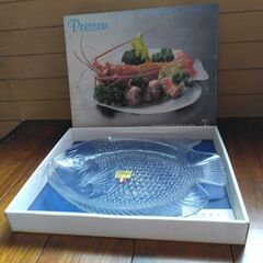 クリスタル #魚大皿【新品】の画像