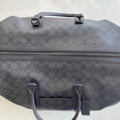 【定価14万！未使用級】コーチ シグネチャー ボストンバッグ美品F76811 黒 COACH ボストンバッグ F76811（美品）