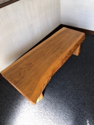 一枚板テーブル・取引早い方は値下げ可能