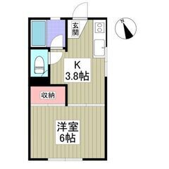 🌻🌻1K /初期費用5万円パック・フリーレント1ヶ月😁👌審査通過...