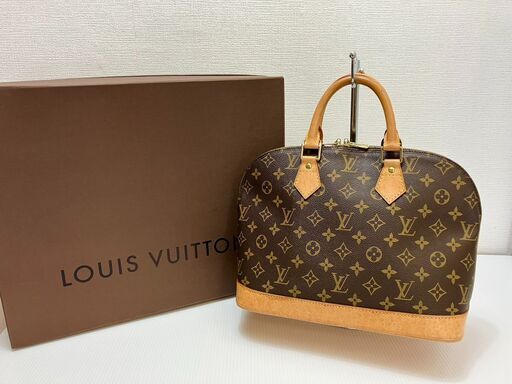 ルイヴィトン　モノグラム　アルマ　ハンドバッグ　ブラウン　PVC　入学式　卒業式