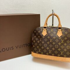 ルイヴィトン　モノグラム　アルマ　ハンドバッグ　ブラウン　PVC...