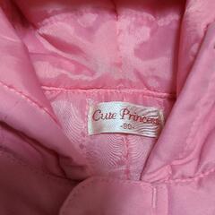 ベビー 女の子 ピンク ジャンプスーツ ロンパース アウター 90cmの画像