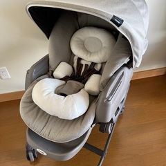 【美品】定価6万　電動　スイング　ハイローチェア　コンビ　オートスウィングの画像