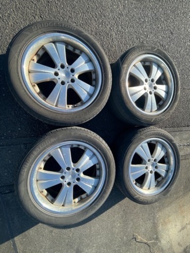 売買成立:18インチアルミ：Rays versus bl05sx:アルファード・ヴェルファイア