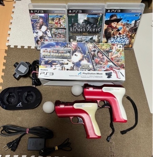 PS3 PlayStation Move ビッグスリーガンシューティング いろいろセット  ガンコン モーションコントローラー