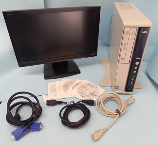 NEC中古パソコン+モニターセットWindows7搭載