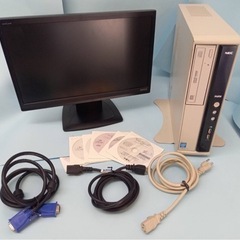 NEC中古パソコン+モニターセットWindows7搭載 