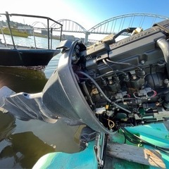 カスタム和船　ヤマハ　90馬力　和船　船　の画像