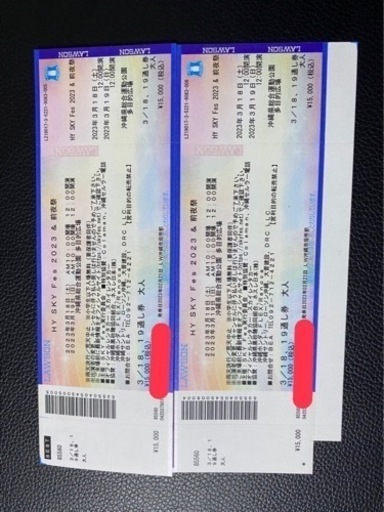 2人分HYスカイフェス2days