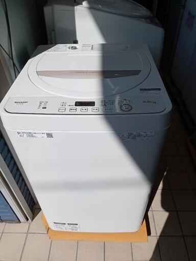 ★【シャープ】全自動洗濯機　2020年4.5K(ES-GE4D) 【3ヶ月保証付き★送料に設置込み】自社配送時代引き可※現金、クレジット、スマホ決済対応※