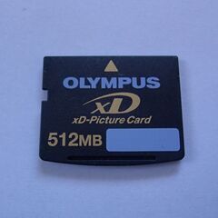 ★★★　オリンパス　XDピクチャーカード 　未使用品　OLYMPUS 　 512MB 　　KOREA　by SAMSUNG　　おまけケース付きの画像