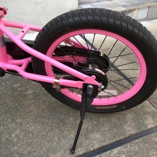 HUMMER 自転車　キッズ　16インチ　ハマー　補助輪　ピンク