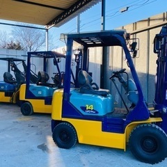 フォークリフト 小松、1.4トン、1302h、KOMATSU, ガソリン 、FG14LC-17、1400Kg, ☆全国陸送可能→→の画像