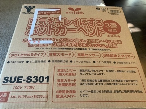 ホットカーペット　2000円　取りに来られる方限定