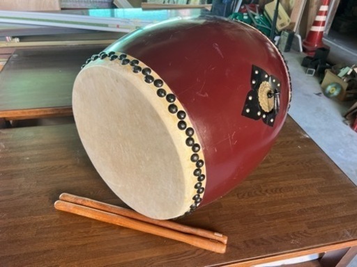 太鼓　バチ付き