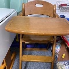 子供用　テーブル付きチェア