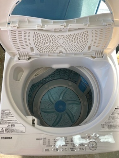 TOSHIBA AW-5G5(W) [全自動洗濯機 5kg 風乾燥機能付（1.3kg） ホワイト系] リサイクルショップ宮崎屋　住吉店23.2.27F