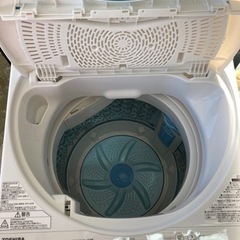 TOSHIBA AW-5G5(W) [全自動洗濯機 5kg 風乾燥機能付（1.3kg