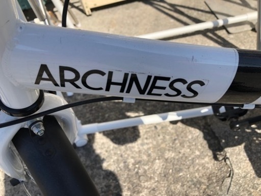 【リサイクルサービス八光　配達・設置OK】折りたたみ自転車 20インチ シマノ6段変速 カギ・ライト付 ARCHNESS 206-1B